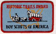 Historic Trails Award cloth patch